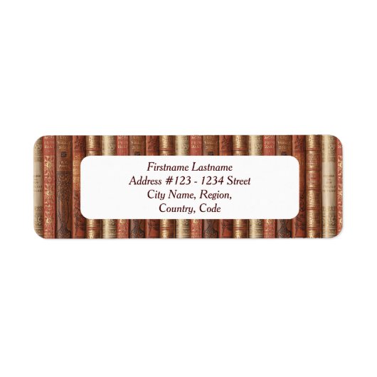 Étiquettes de adresse de Bibliophile (Sunny Side) (Devant)