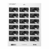 Étiquettes de adresse de boîte (Feuille entière)