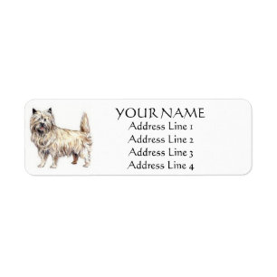 Étiquettes de adresse de Cairn Terrier