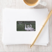 Étiquettes de adresse de canard (En situation)