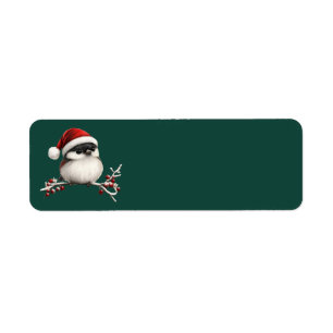 Étiquettes de adresse de chickadee