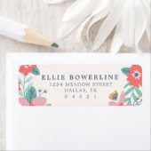 Étiquettes de adresse de couronne de jardin (En situation)