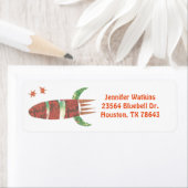 Étiquettes de adresse de fusée (En situation)