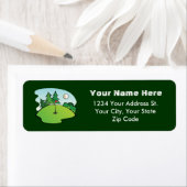 Étiquettes de adresse de golf (En situation)