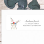 Étiquettes de adresse de la Couronne de couleur bl