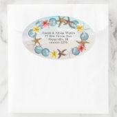 Étiquettes de adresse de la couronne hawaïenne de (Sac)