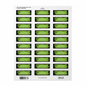 Étiquettes de adresse de la fête de la chauve-sour (Feuille entière)