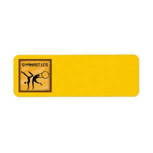 Étiquettes de adresse de la GYMNASTIQUE 1