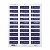 Étiquettes de adresse de la Nativité de Noël de mi (Feuille entière)