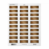 Étiquettes de adresse de la partie Boots & Boots W (Feuille entière)