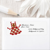 Étiquettes de adresse de la restauration de pain d (En situation)