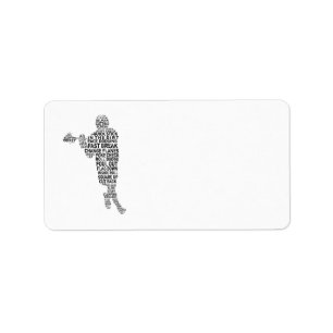 Étiquettes de adresse de lacrosse