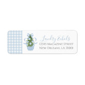 Étiquettes de adresse de l'arbre de Noël du sud de (Devant)