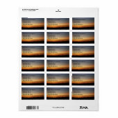 Étiquettes de adresse de l'Arizona (Feuille entière)