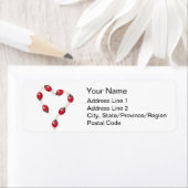 Étiquettes de adresse de l'illustration cardiaque (En situation)