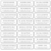 Étiquettes de adresse de messagerie individuels pe (Devant)