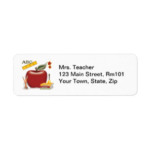 Étiquettes de adresse de Mme Teacher