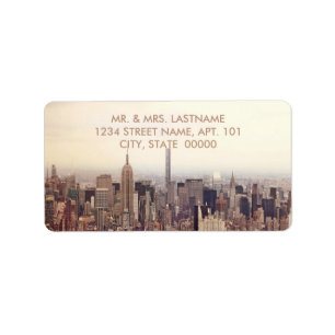 Étiquettes de adresse de New York