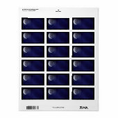 Étiquettes de adresse de Night Sky Galaxy (Feuille entière)