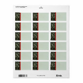 Étiquettes de adresse de Noël - (Feuille entière)