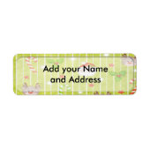 Étiquettes de adresse de Noël (Devant)