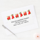 Étiquettes de adresse de Noël (Enveloppe)