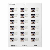 Étiquettes de adresse de Noël (Feuille entière)