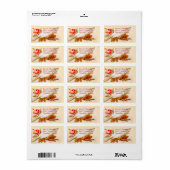 Étiquettes de adresse de Noël (Feuille entière)