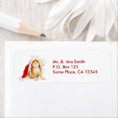 Étiquettes de adresse de Noël (En situation)