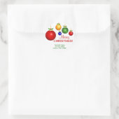 Étiquettes de adresse de Noël (Sac)