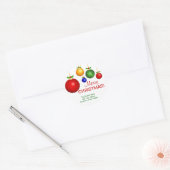 Étiquettes de adresse de Noël (Enveloppe)