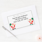 étiquettes de adresse de Noël du pickleball (Enveloppe)