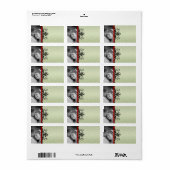 Étiquettes de adresse de Noël - Photo (Feuille entière)