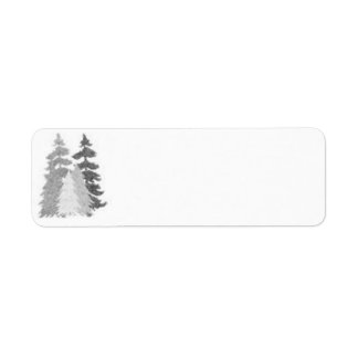 Étiquettes de adresse de Noël/vacances