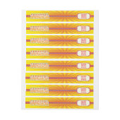 Étiquettes de adresse de partie de carnaval (Feuille)