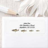 ÉTIQUETTES DE ADRESSE DE PÊCHE (En situation)