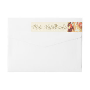 Étiquettes de adresse de photo de Noël de Mele