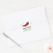 Étiquettes de adresse de Red Chili Pepper (Enveloppe)