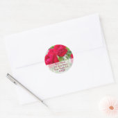 Étiquettes de adresse de Red Roses (Enveloppe)