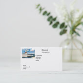 Étiquettes de adresse de retour de phare de ville (Debout devant)