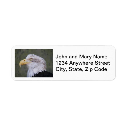 Étiquettes de adresse de retour de photo d'Eagle