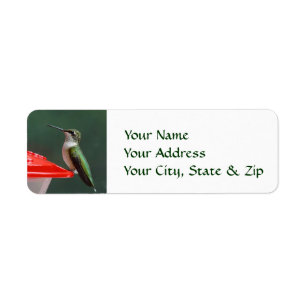 Étiquettes de adresse de retour fait sur commande