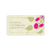 Étiquettes de adresse de retour lunatiques de (Devant)