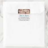 Étiquettes de adresse de sceaux d'enveloppes moder (Sac)