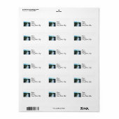 Étiquettes de adresse de Siesta Keys (Feuille entière)