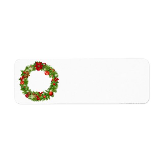 Étiquettes de adresse de vacances (Devant)