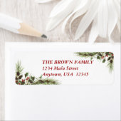 ÉTIQUETTES DE ADRESSE de vacances (En situation)