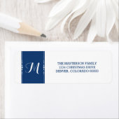 Étiquettes de adresse de vacances tout simplement  (En situation)