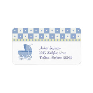 Étiquettes de adresse de voiture d'enfant