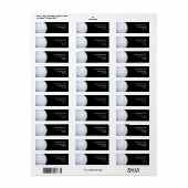 Étiquettes de adresse de volley-ball (Feuille entière)